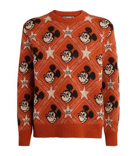 disney x gucci disney sweater|gucci mickey mouse sweater.